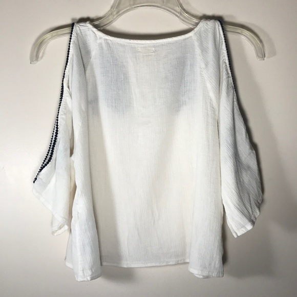 Hollister blouse Boho Beach top embroidered XS - Picture 4 of 4